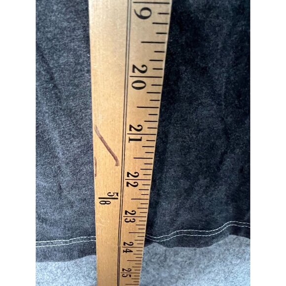 Disney Womens Charcoal V-Neck T-Shirt With Daisy Print Mickey Mouse Design  NWT - Picture 6 of 8